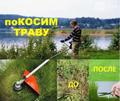 Покос травы бензо триммером на вашем участке, уборка прошлогодней травы, вывоз мусора
