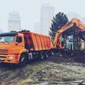 Вывоз грунта самосвалами
