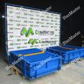 Металлоформа для бордюров 1000х300х150